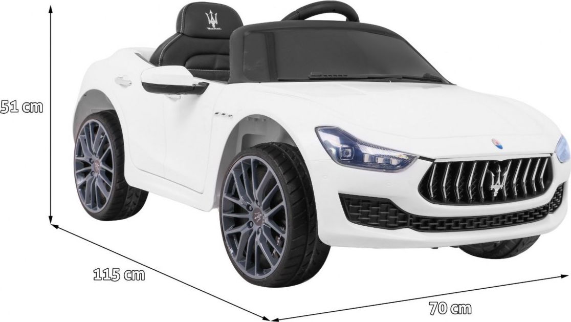 Elektrické autíčko Maserati Ghibli - červené - obrázek 6
