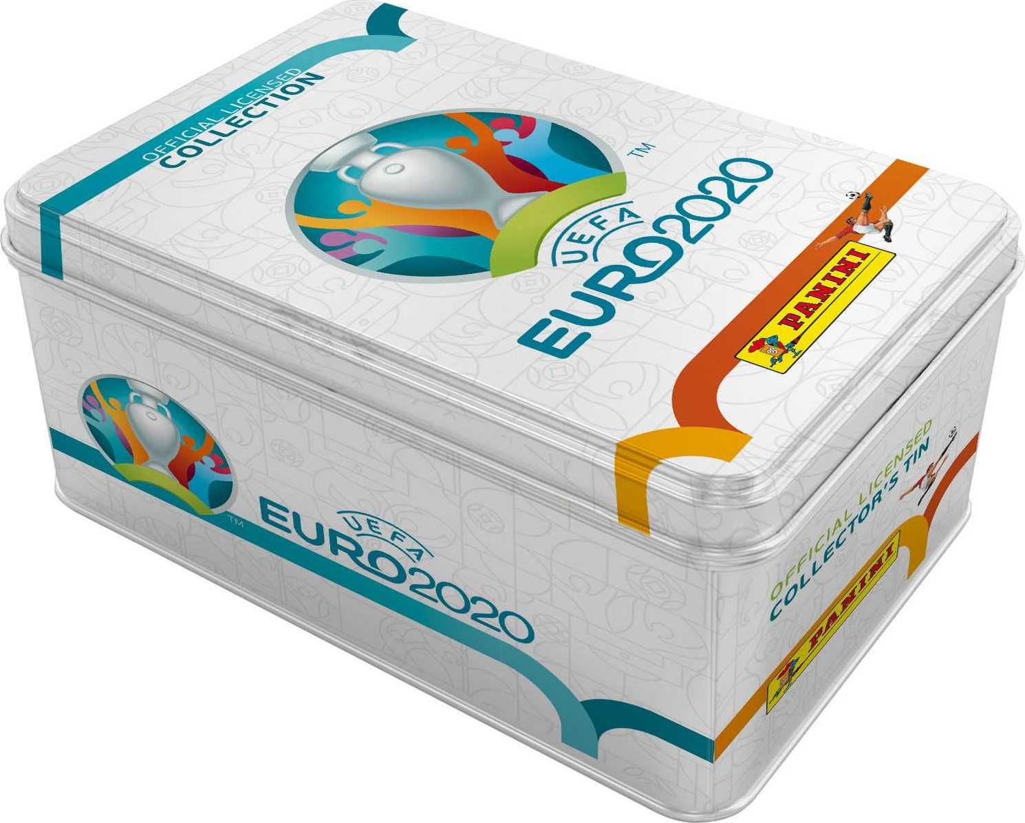 PANINI EURO 2020 ADRENALYN - plechová krabička (hranatá) - obrázek 1