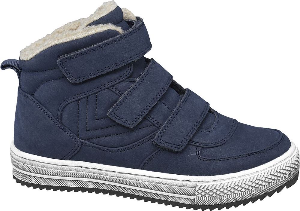 Deichmann - Venice Modré kotníkové tenisky na suchý zip Venice 34 modrá - obrázek 1