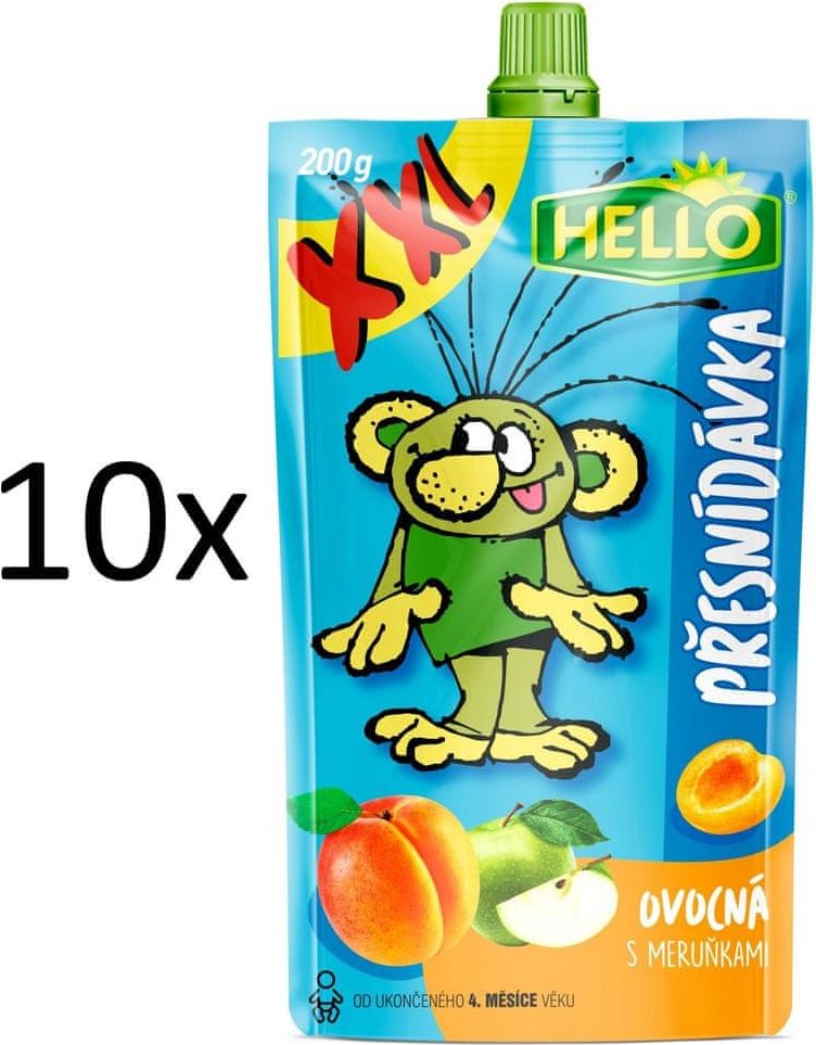 Hello 10x OP XXL s meruňkami - 200 g - obrázek 1