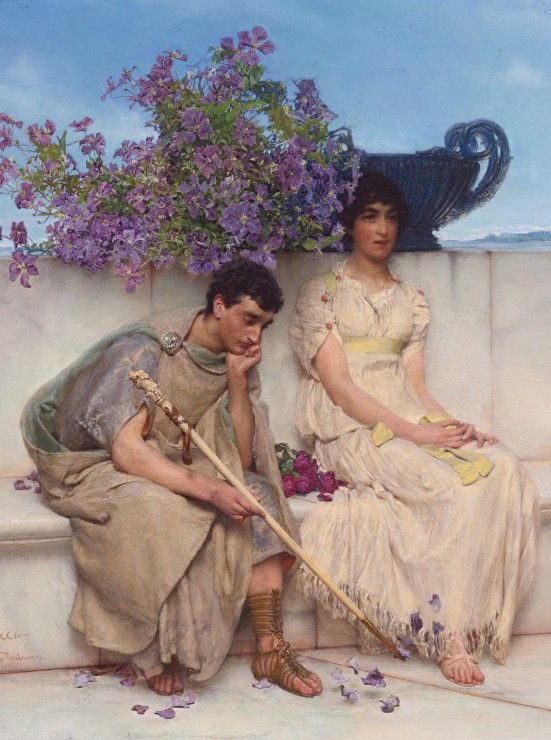 Grafika Puzzle 2000 dílků Sir Lawrence Alma-Tadema : An eloquent silence - obrázek 1