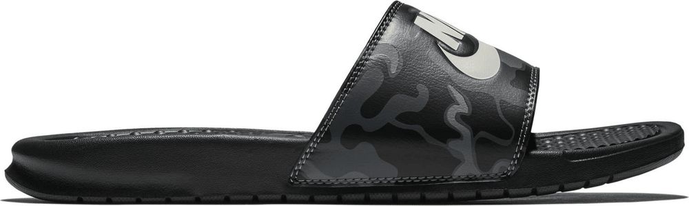 Nike Pantofle Nike Benassi JDI Print Černá / Šedá, 45 - obrázek 1