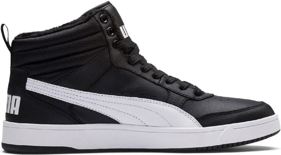 Puma Boty Puma REBOUND STREET V2 FUR Černá / Bílá, 42,5 - obrázek 1