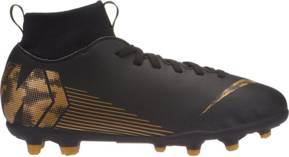 Nike Dětské kopačky Nike Jr. Mercurial Superfly VI Club MG Černá / Zlatá, 36 - obrázek 1