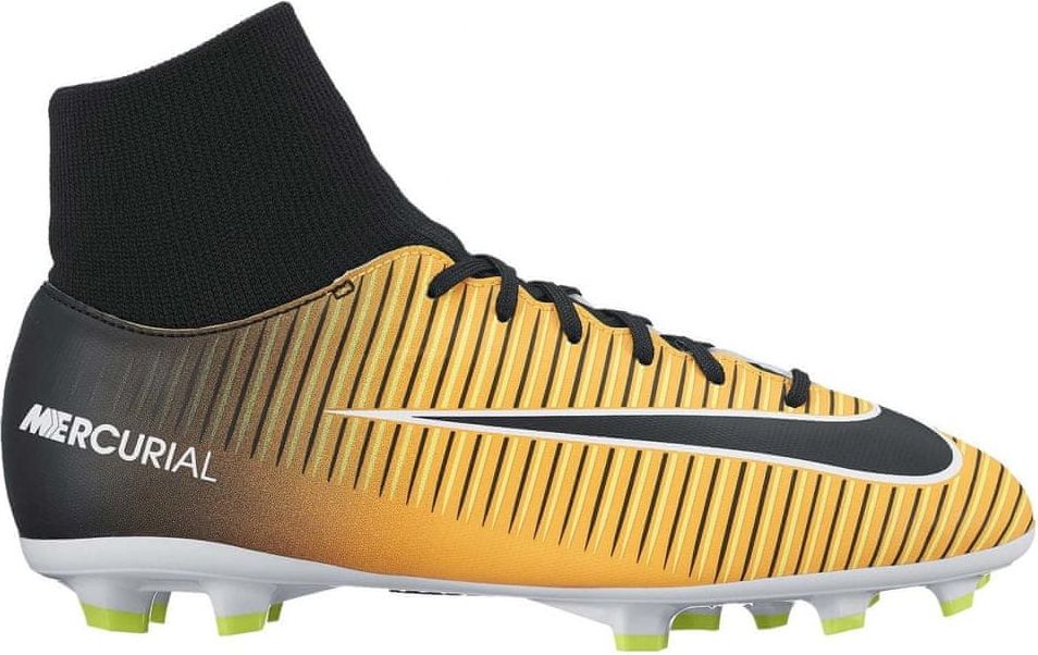 Nike Dětské kopačky Nike Mercurial Victory V DF FG Černá / Oranžová, 36 - obrázek 1