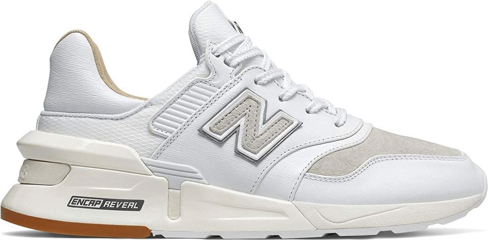 New Balance Obuv New Balance MS997RI Bílá / Hnědá, 44 - obrázek 1