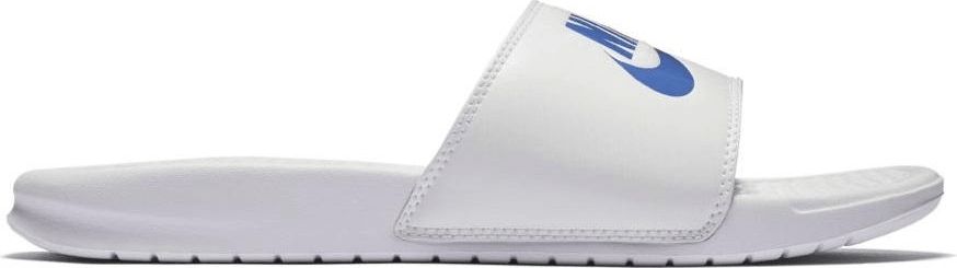 Nike Pantofle Nike Benassi JDI Bílá / Modrá, 42,5 - obrázek 1