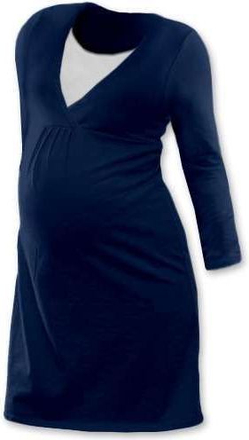 Jožánek LUCIE- noční košile pro těhotné a kojící matky- JEANS XXL/XXXL - obrázek 1