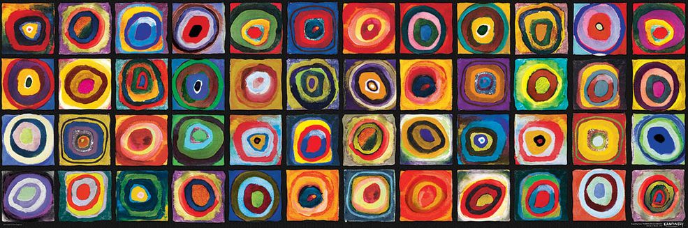 EuroGraphics Puzzle 1000 dílků Wassily Kandinsky - Color Square - obrázek 1