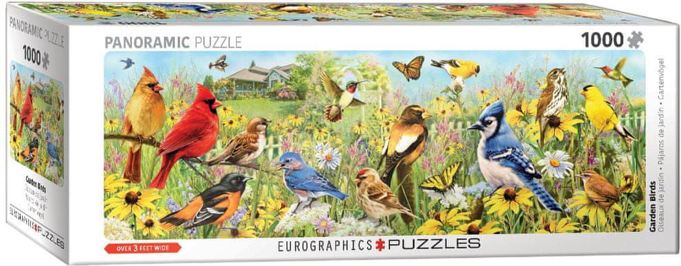 EuroGraphics Puzzle 1000 dílků Garden Birds - obrázek 1