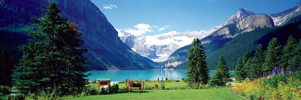 EuroGraphics Puzzle 1000 dílků Lake Louise, Canadian Rockies - obrázek 1
