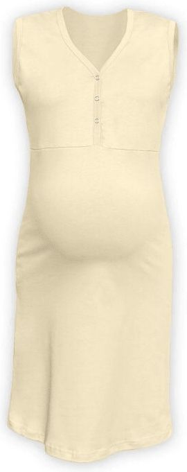 Jožánek Kojící noční košile, výstřih- CVOČKY, CAFFE LATTE L/XL - obrázek 1