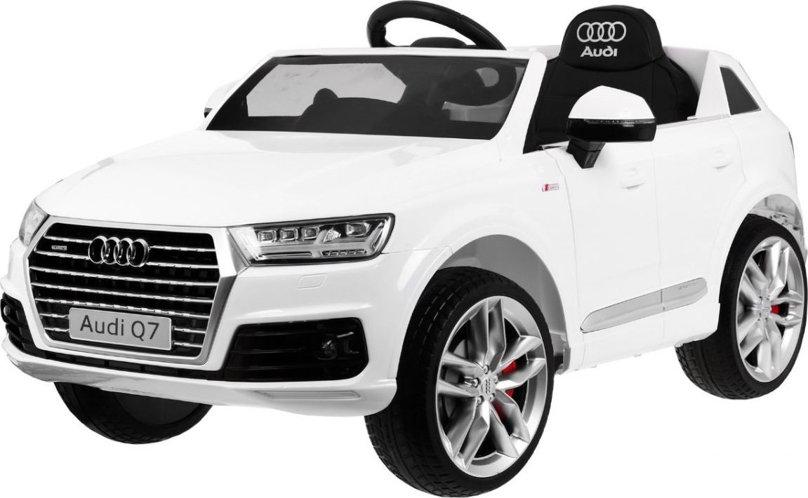Mamido Audi Q7 New Model Lakované Bílé R-PA.HL159.EXL.BI - obrázek 1