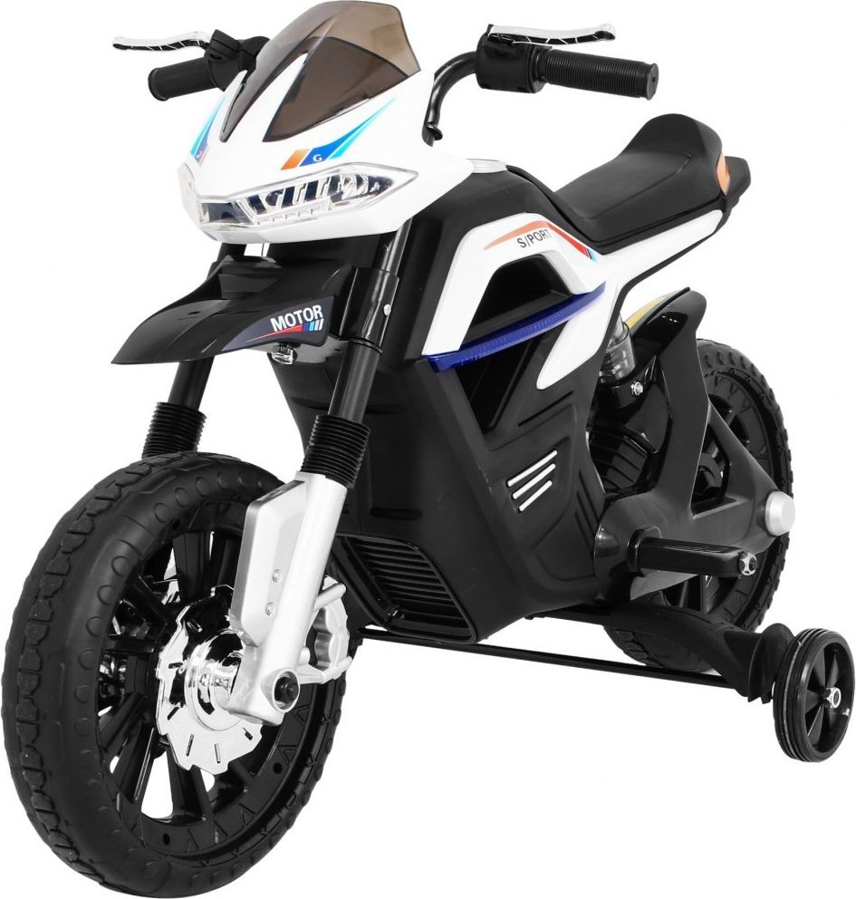 Mamido Elektrická motorka Night Rider bílá R-PA.JT5158.BI - obrázek 1