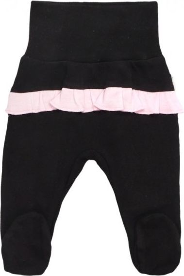 Mamatti Kojenecké polodupačky Bow - černé, vel. 80 - obrázek 1