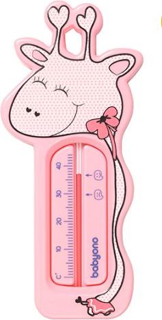 Teploměr do vody ŽIRAFA Baby Ono - růžový - obrázek 1