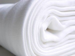 KIKKO KIKKO Bavlněné pleny Classic 70x70 (10 ks) – bílé - obrázek 1