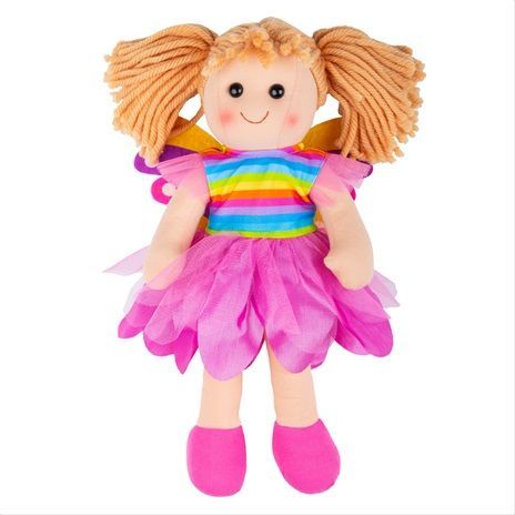 Bigjigs Toys Látková panenka Chloe 34 cm - obrázek 1