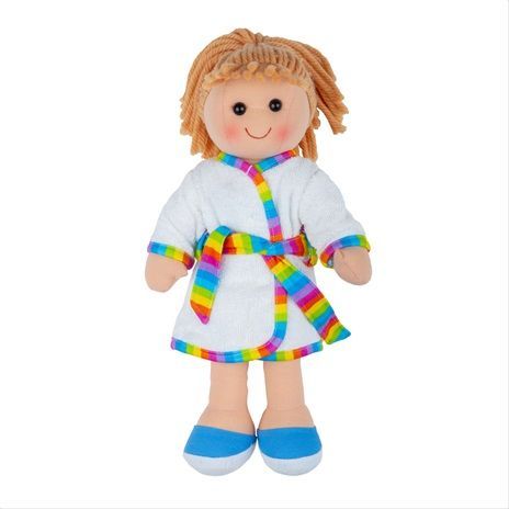 Bigjigs Toys Látková panenka Michelle 34 cm - obrázek 1