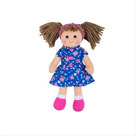 Bigjigs Toys Látková panenka Hollie 28 cm - obrázek 1