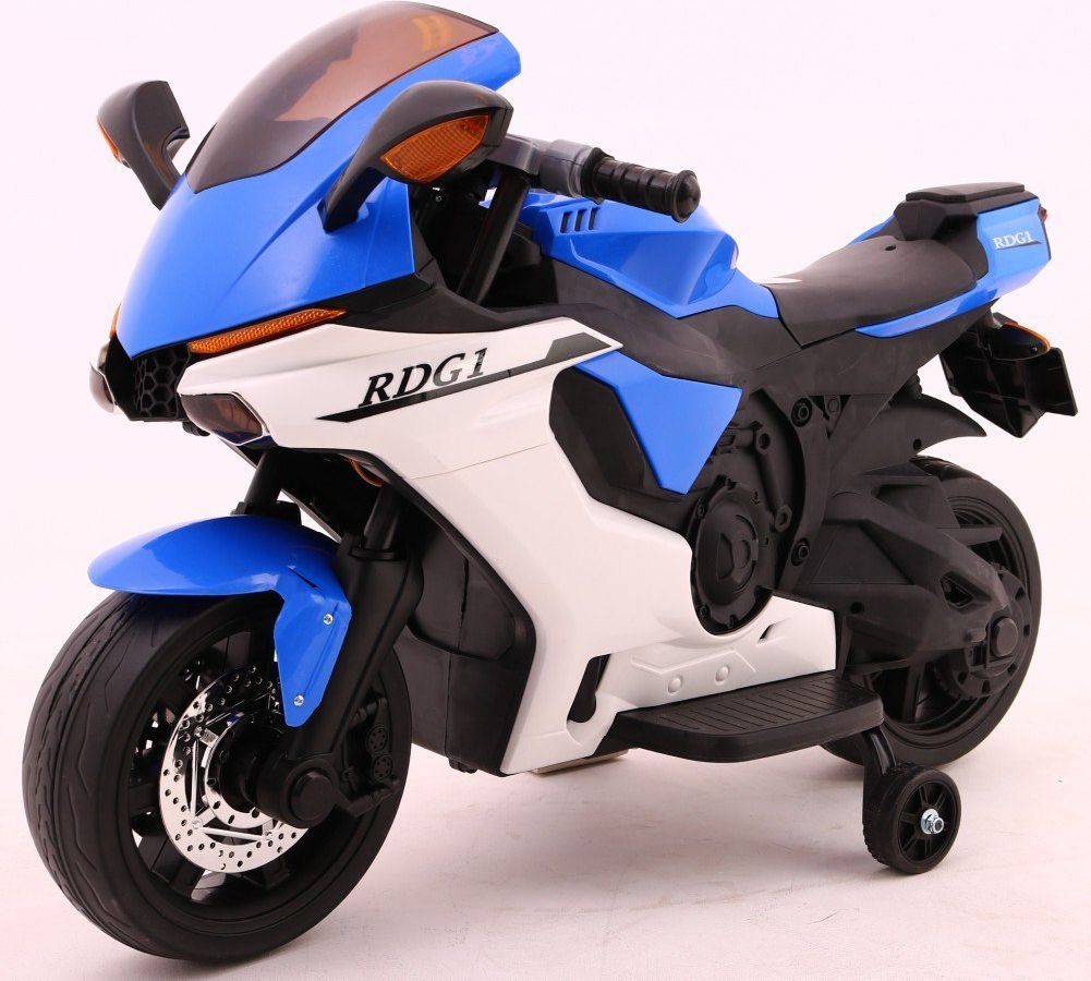 Elektrická motorka R1 Superbike - modrá - obrázek 1