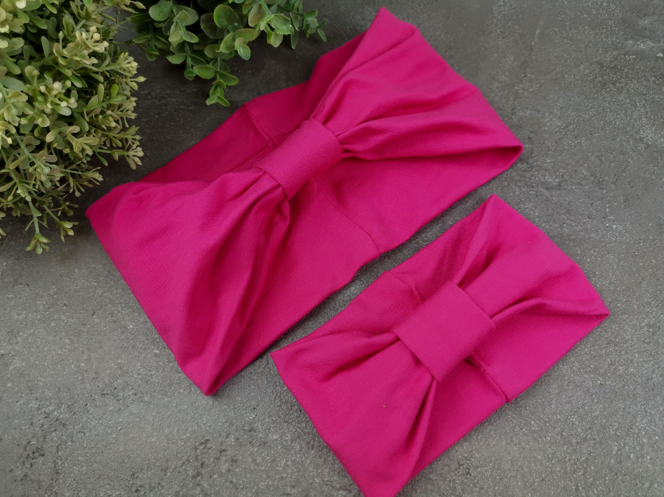 Kulišárny (handmade) Fuchsia Turban Čelenka široká VELIKOST: 128 - obrázek 1