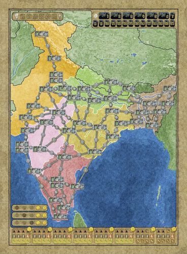 Rio Grande Games Power Grid: India/Australia (Recharged) - obrázek 3