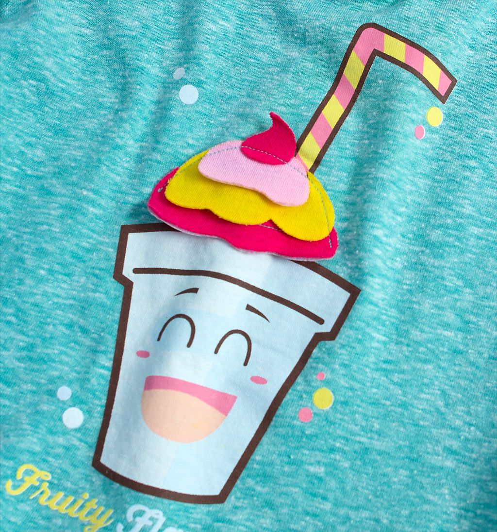 Dívčí tričko LEMON BERET FRUITY zelené Velikost: 92-98 - obrázek 2