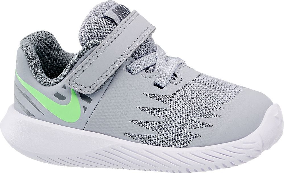Deichmann - NIKE Šedé dětské tenisky na suchý zip Nike Star Runner 25 šedá - obrázek 1