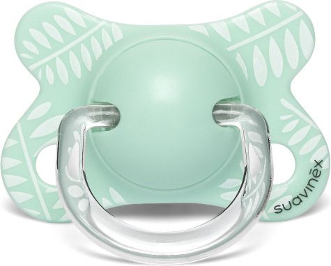 Suavinex Fusion Šidítko latex 2-4m 1 ks zelený páv - obrázek 1
