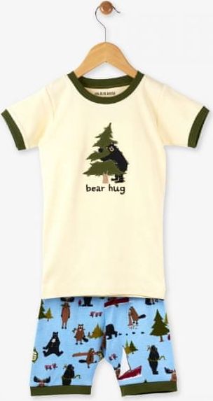Little Blue House dětské pyžamo Green Bear Hug 134 - 140 vícebarevná - obrázek 1