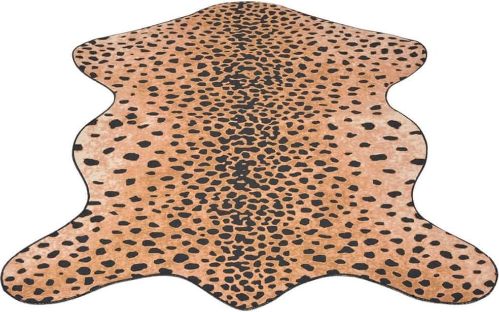 Vidaxl Tvarovaná rohož 70x110 cm potisk gepard - obrázek 1