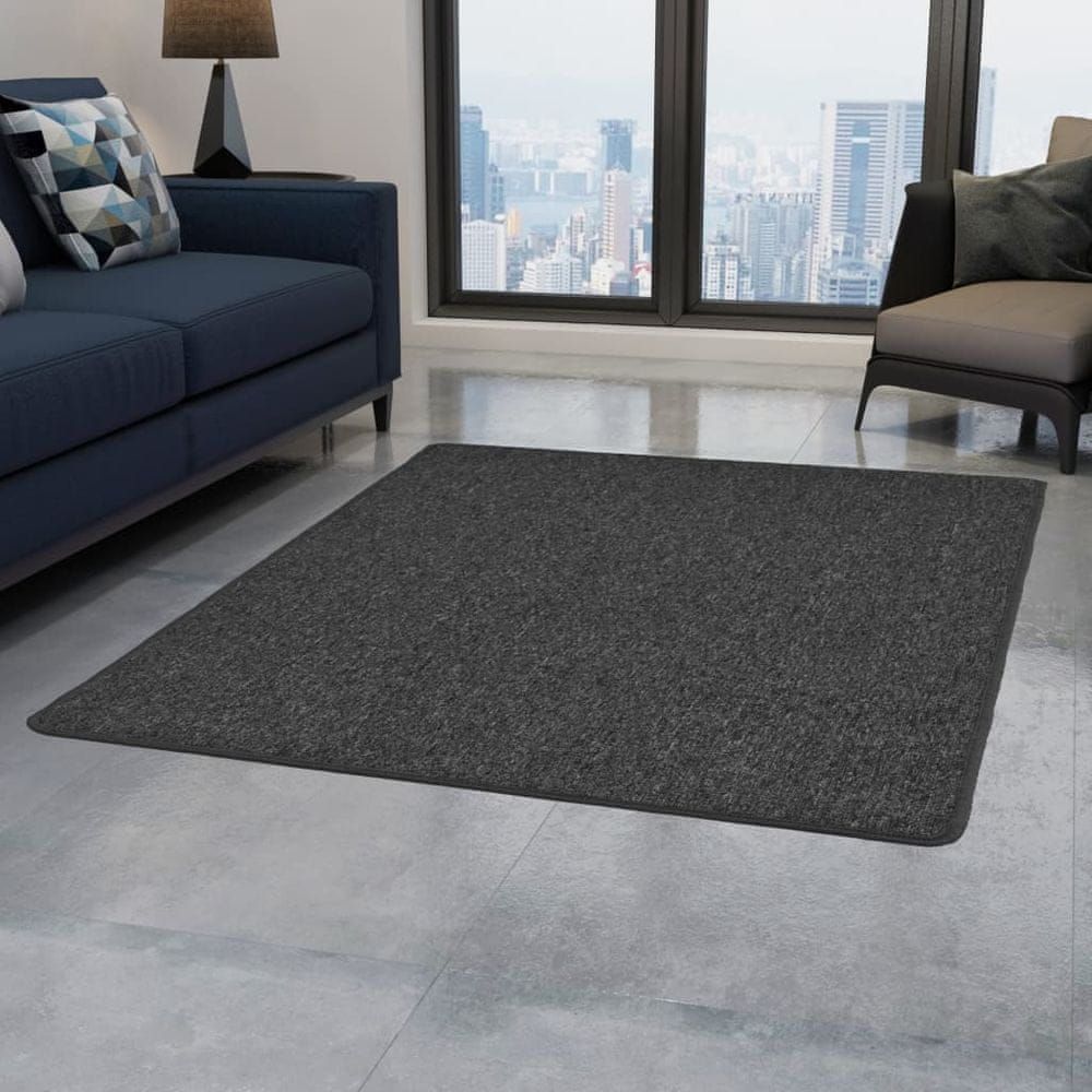 Vidaxl Všívaný koberec 120 x 180 cm antracitový - obrázek 1