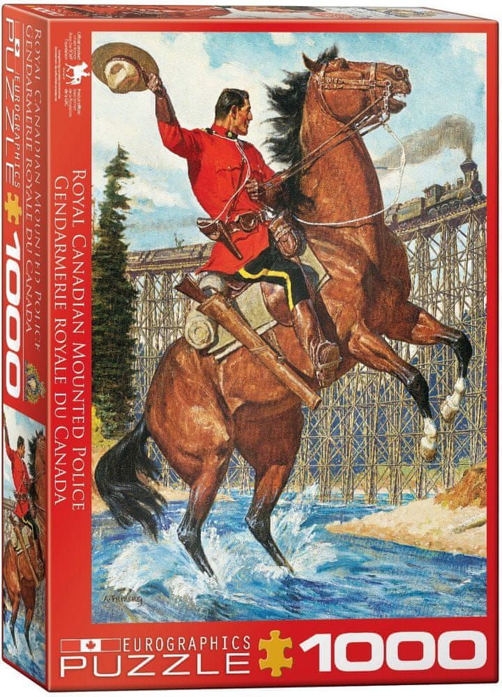 EuroGraphics Puzzle 1000 dílků Royal Canadian Mounted Police - obrázek 1