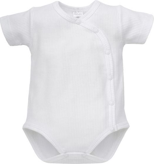 Body krátký rukáv rozepínací Pinokio White 56 - obrázek 1