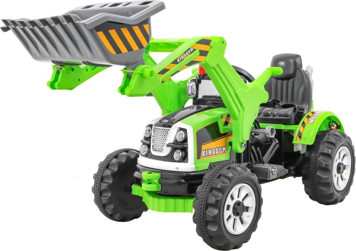 Mamido  Dětský elektrický traktor zelený  R-PA.JS328A.ZIE - obrázek 1