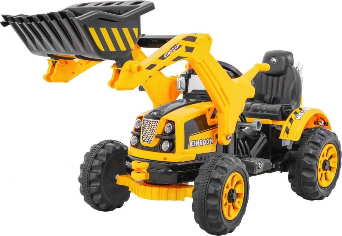 Mamido Dětský elektrický traktor žlutý R-PA.JS328A.ZOL - obrázek 1