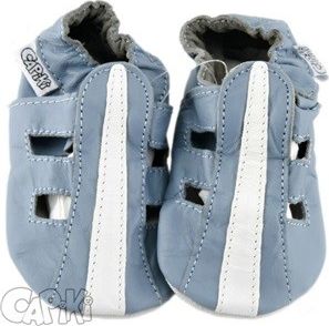 CAPIKI Capiky kožené capáčky sandálky modré velikost: 6-12 M (12,5cm) - obrázek 1
