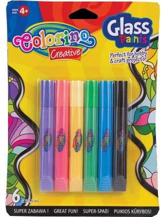 Colorino barvy na sklo 6x10,5ml - obrázek 1