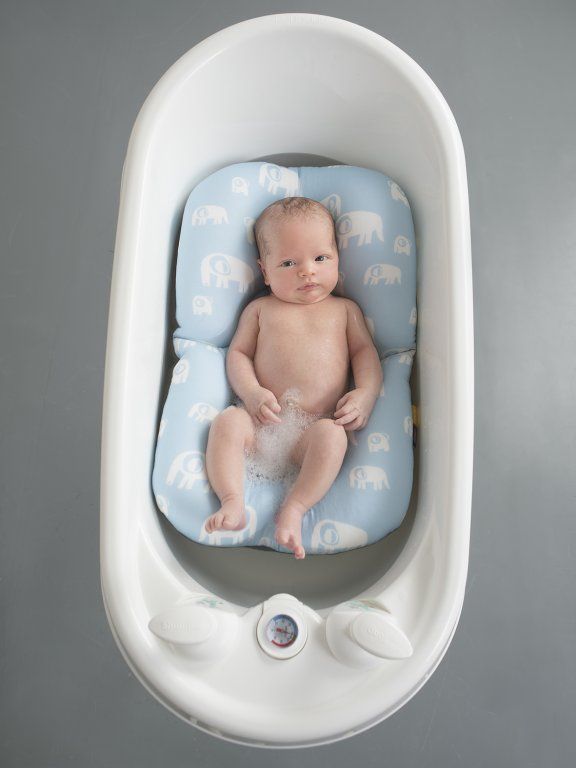 SIMPLY GOOD Polštářek na koupání miminka BabyFloaty šedý - obrázek 4