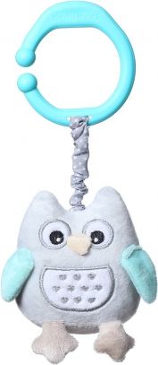 BabyOno Závěsná hračka s vibrací Owl Sophia - modrá - obrázek 1
