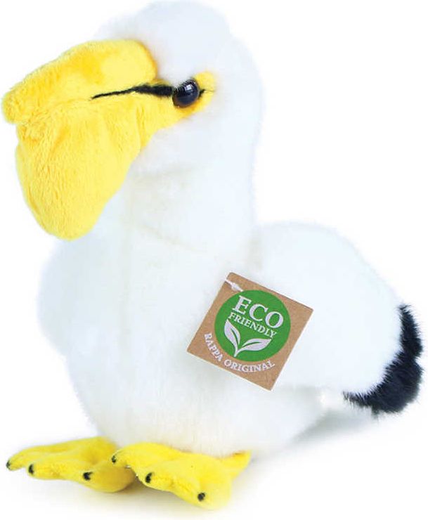 PLYŠ Pták pelikán sedící 20cm Eco-Friendly *PLYŠOVÉ HRAČKY* - obrázek 1