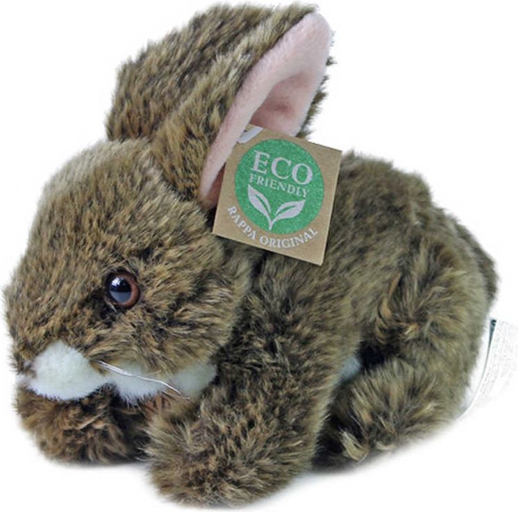 PLYŠ Králík hnědý ležící 17cm Eco-Friendly *PLYŠOVÉ HRAČKY* - obrázek 1