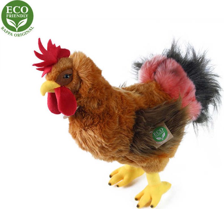 PLYŠ Kohout stojící 33cm Eco-Friendly *PLYŠOVÉ HRAČKY* - obrázek 2