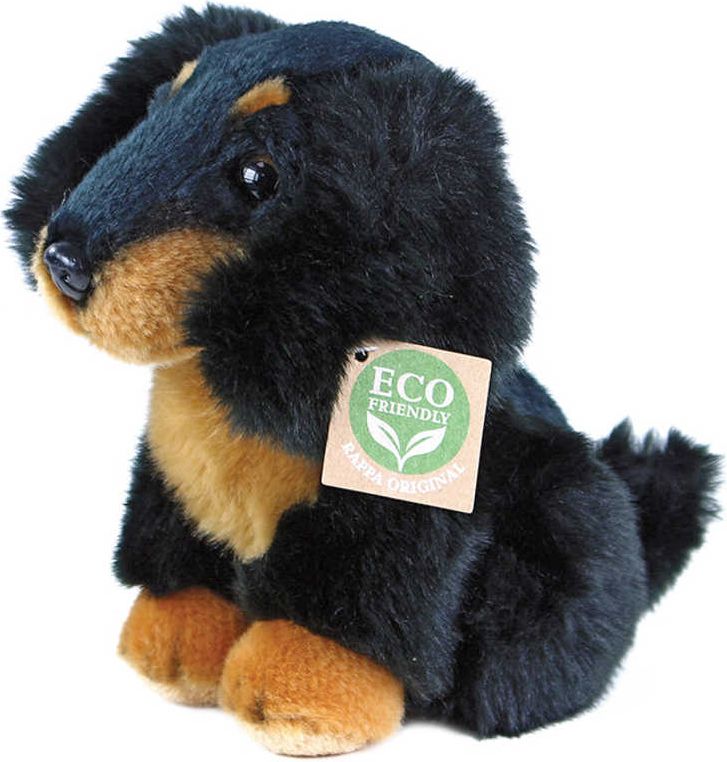 PLYŠ Pes jezevčík sedící 18cm Eco-Friendly *PLYŠOVÉ HRAČKY* - obrázek 1