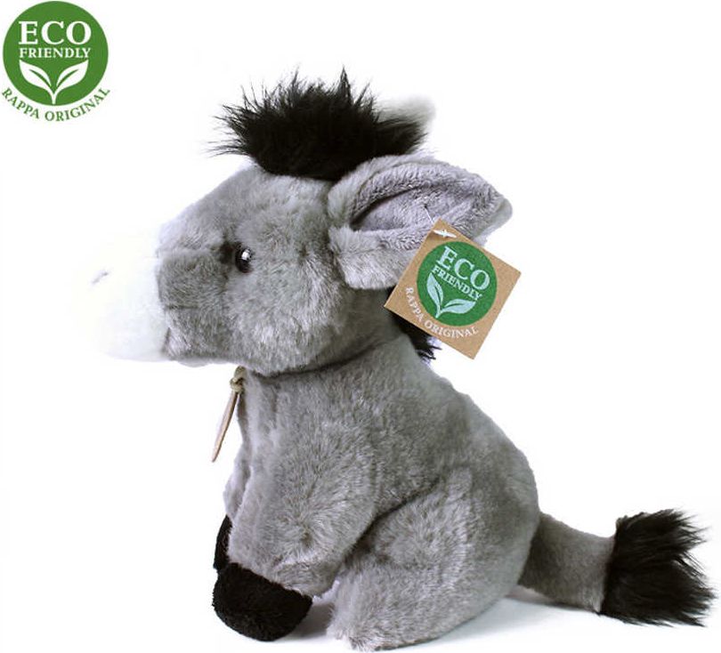 PLYŠ Osel sedící 18cm Eco-Friendly *PLYŠOVÉ HRAČKY* - obrázek 2