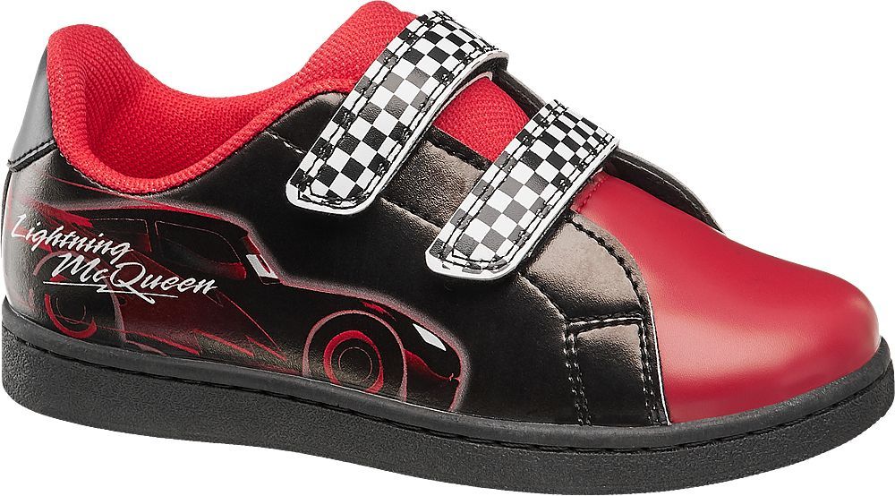 Deichmann - Cars Červeno-černé tenisky na suchý zip Cars 27 černo-červená - obrázek 1