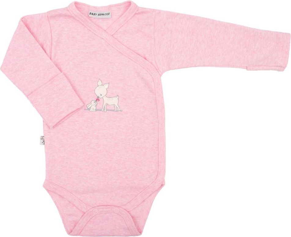 BABY SERVICE Kojenecké bavlněné celorozepínací body Baby Service Baby Deer - Kojenecké bavlněné celorozepínací body Baby Service Baby Deer - obrázek 1