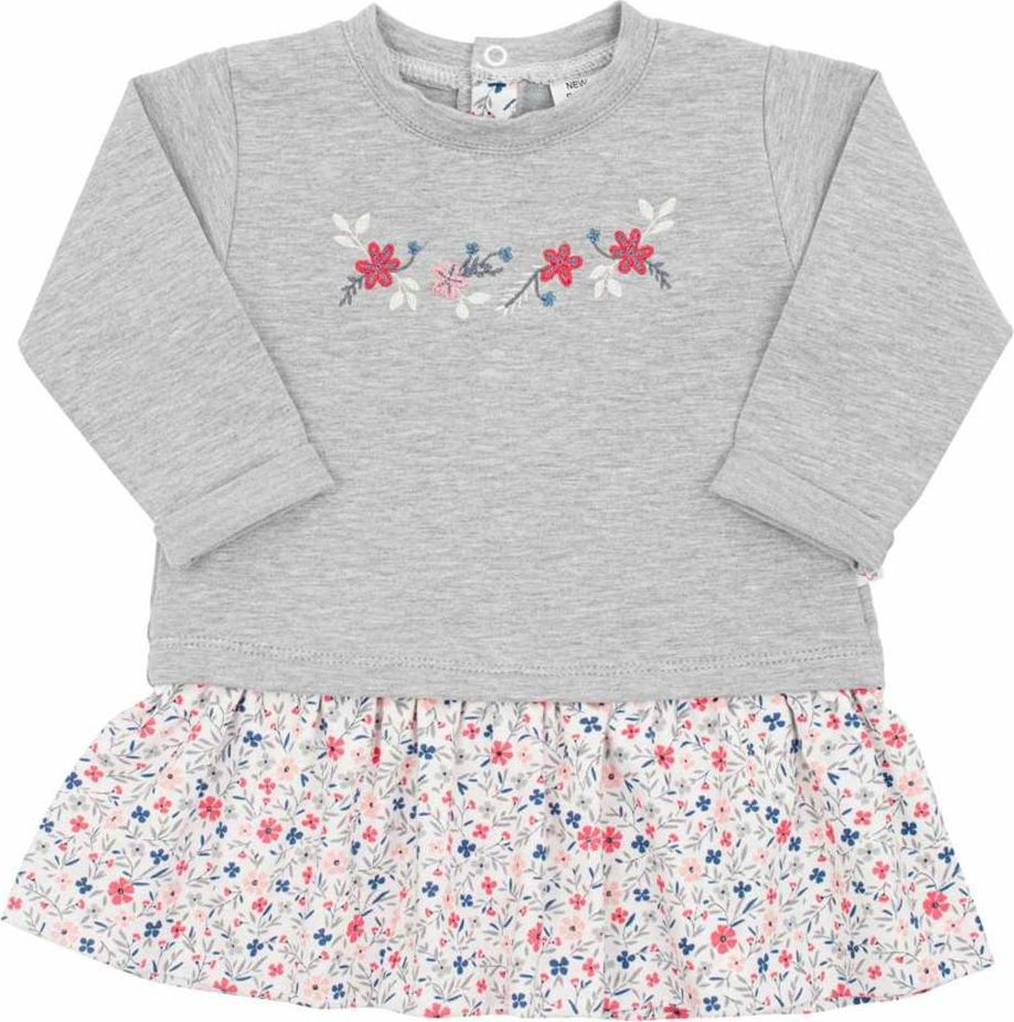 NEW BABY Kojenecké šatičky s dlohým rukávem New Baby For Girls - Kojenecké šatičky s dlohým rukávem New Baby For Girls - obrázek 1