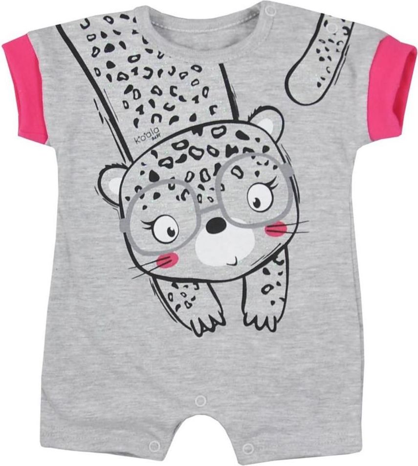 KOALA Kojenecký letní overal Koala Sara šedý - Kojenecký letní overal Koala Sara šedý - obrázek 1